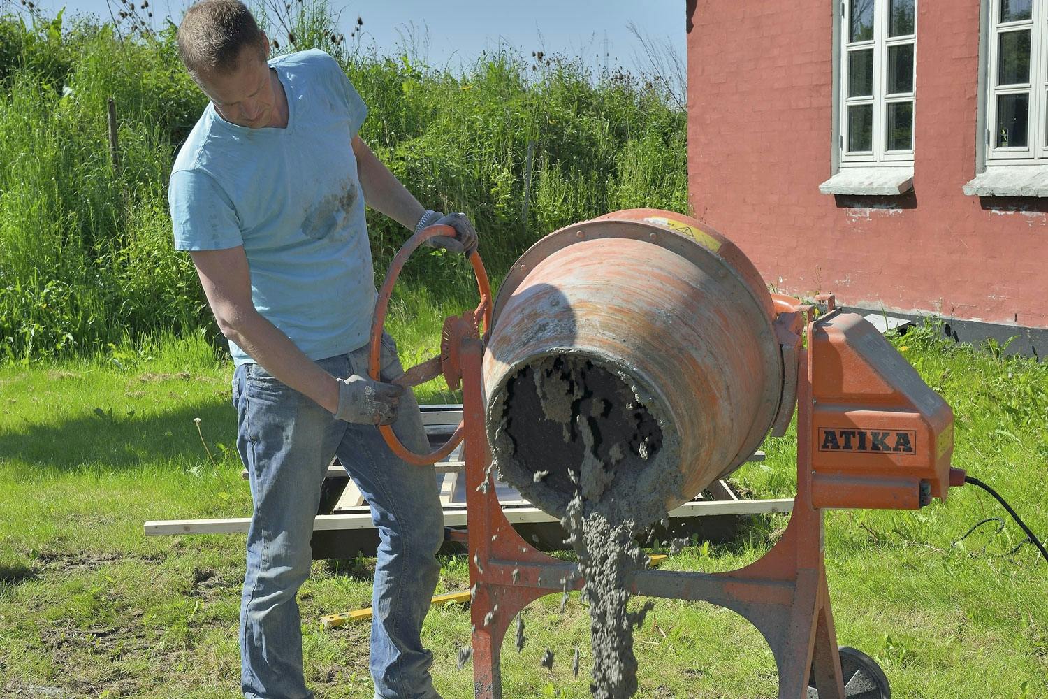 Betonin sekoitus Näin työskentelet betonin kanssa